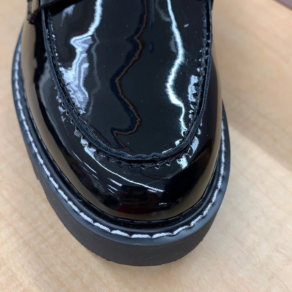 Franco Sarto Cassandra Glossy Lug Sole Slip On Loafer - Picture 3 of 10